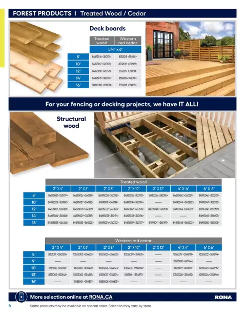 RONA Canada offers from 10 April to 31 August 2026 Buying guide 2026 - Page 6