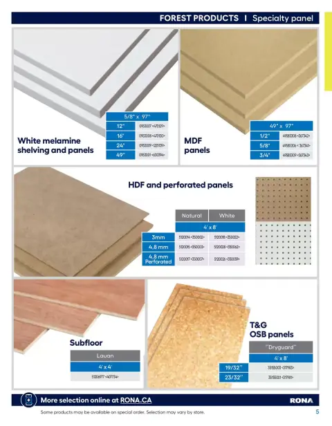 RONA Canada offers from 10 April to 31 August 2026 Buying guide 2026 - Page 5