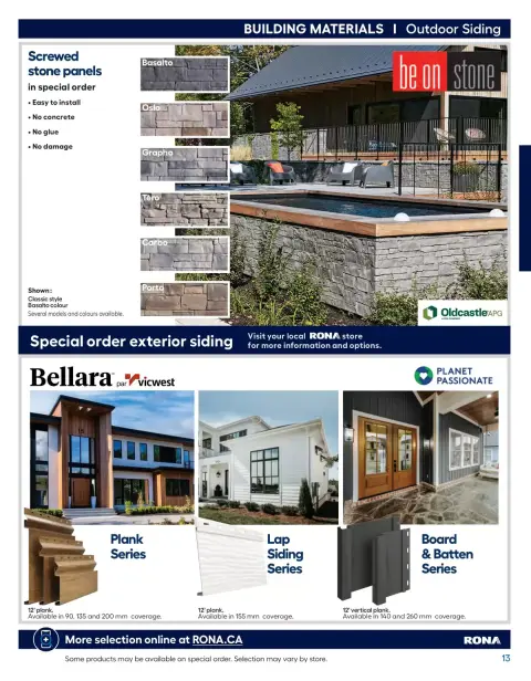 RONA Canada offers from 10 April to 31 August 2026 Buying guide 2026 - Page 13