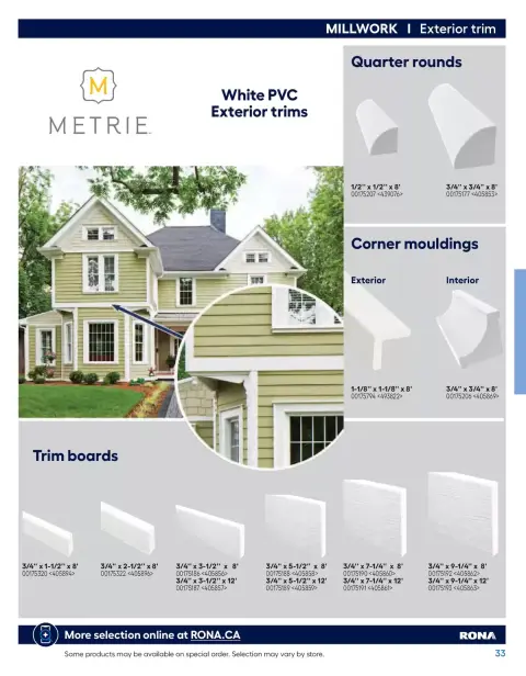 RONA Canada offers from 10 April to 31 August 2026 Buying guide 2026 - Page 33