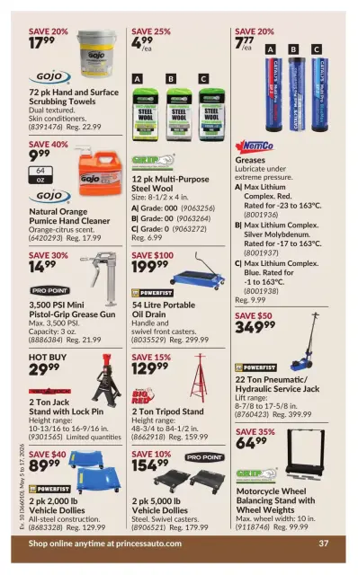 Princess Auto Canada offers from 5 to 17 May 2026 Discounts and promotions - Page 43