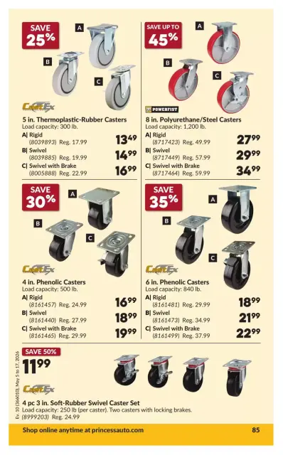 Princess Auto Canada offers from 5 to 17 May 2026 Discounts and promotions - Page 91
