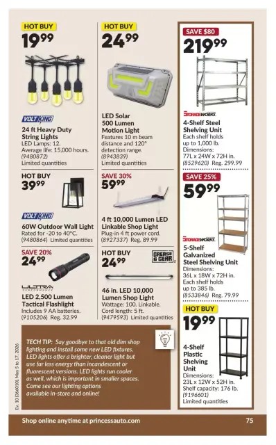 Princess Auto Canada offers from 5 to 17 May 2026 Discounts and promotions - Page 81