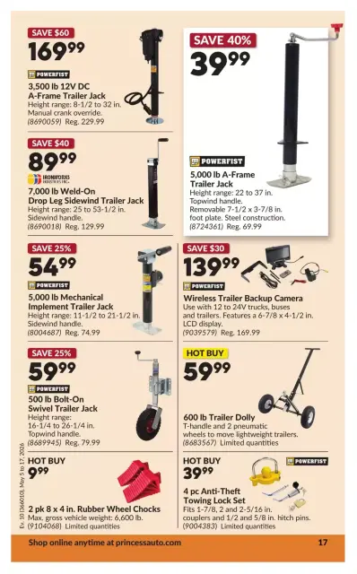 Princess Auto Canada offers from 5 to 17 May 2026 Discounts and promotions - Page 23