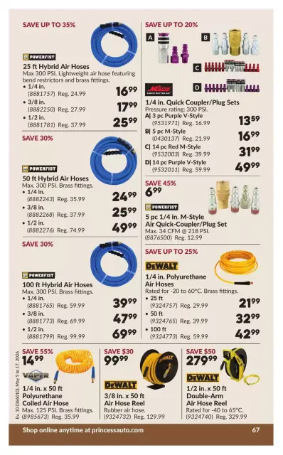 Princess Auto Canada offers from 5 to 17 May 2026 Discounts and promotions - Page 73