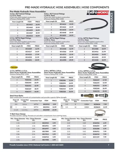 Princess Auto Canada offers from 21 April 2026 to 21 April 2027 HYDRAULICS DEALS - Page 8