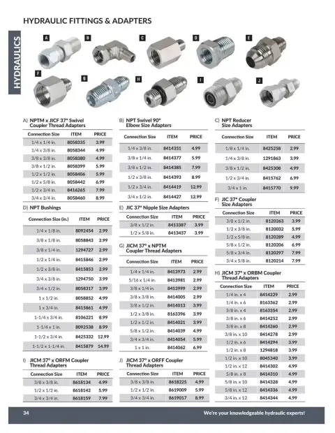 Princess Auto Canada offers from 21 April 2026 to 21 April 2027 HYDRAULICS DEALS - Page 37
