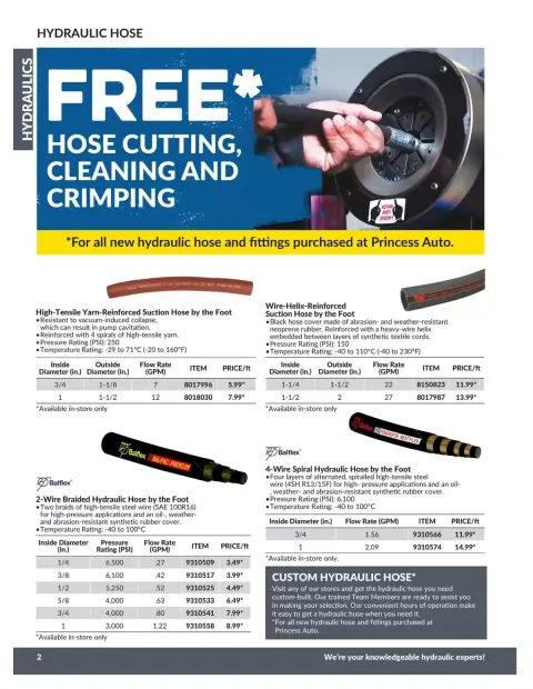 Princess Auto Canada offers from 21 April 2026 to 21 April 2027 HYDRAULICS DEALS - Page 3