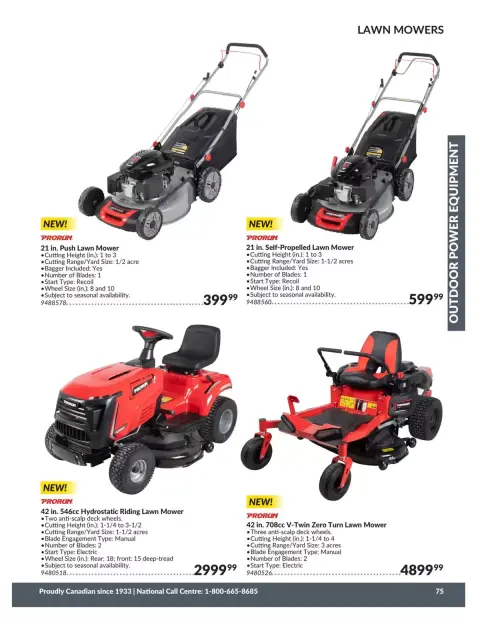 Princess Auto Canada offers from 21 April 2026 to 21 April 2027 OUTDOOR POWER EQUIPMENT DEALS - Page 27