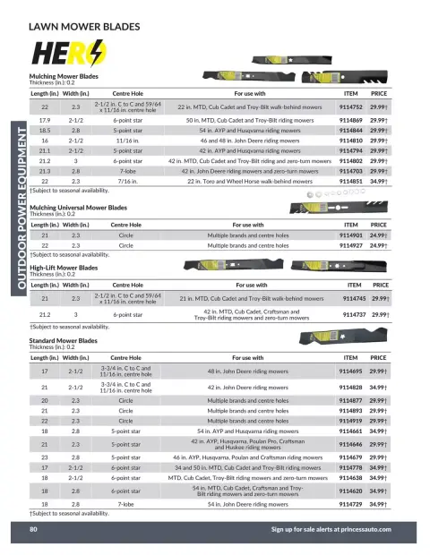 Princess Auto Canada offers from 21 April 2026 to 21 April 2027 OUTDOOR POWER EQUIPMENT DEALS - Page 32