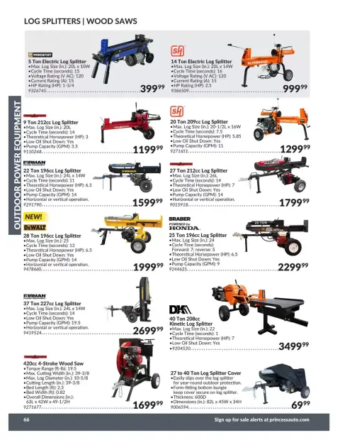 Princess Auto Canada offers from 21 April 2026 to 21 April 2027 OUTDOOR POWER EQUIPMENT DEALS - Page 18