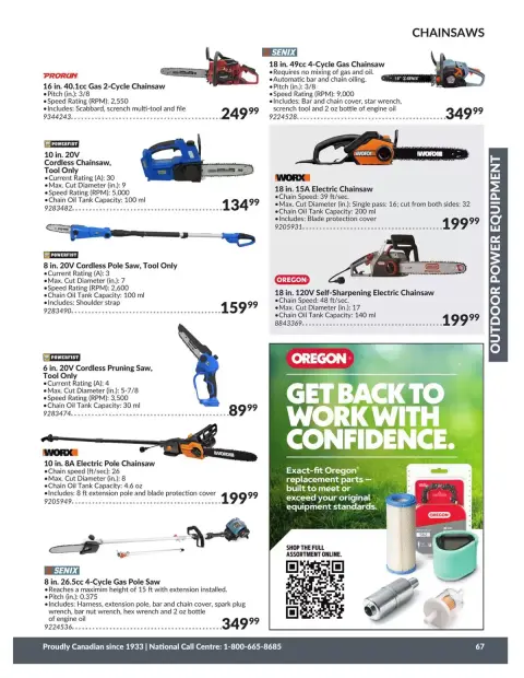 Princess Auto Canada offers from 21 April 2026 to 21 April 2027 OUTDOOR POWER EQUIPMENT DEALS - Page 19