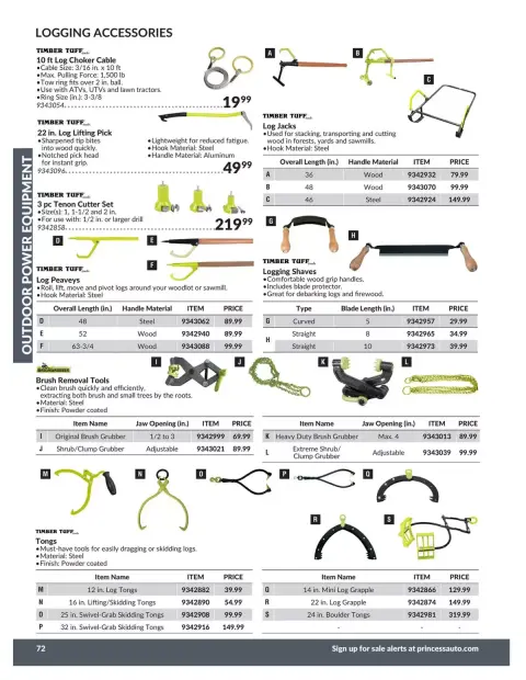 Princess Auto Canada offers from 21 April 2026 to 21 April 2027 OUTDOOR POWER EQUIPMENT DEALS - Page 24