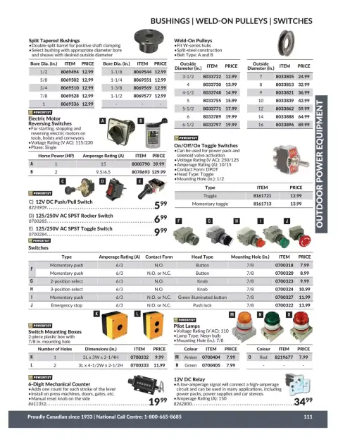 Princess Auto Canada offers from 21 April 2026 to 21 April 2027 OUTDOOR POWER EQUIPMENT DEALS - Page 65