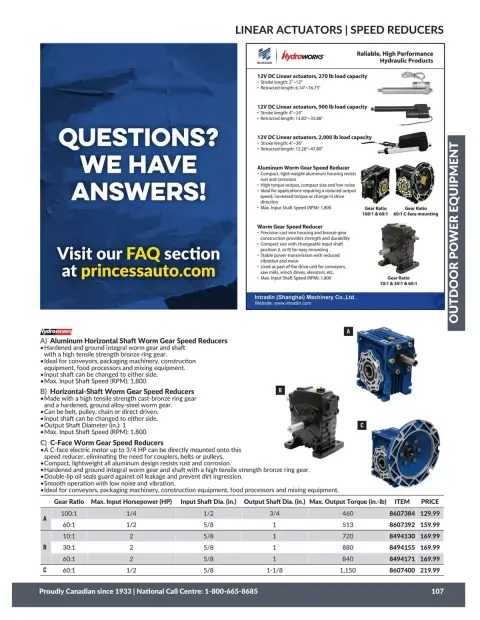 Princess Auto Canada offers from 21 April 2026 to 21 April 2027 OUTDOOR POWER EQUIPMENT DEALS - Page 61
