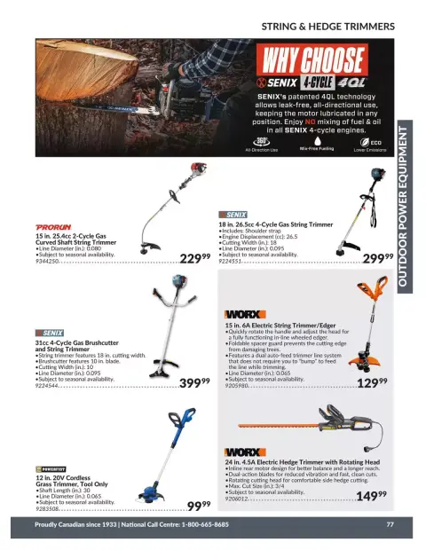 Princess Auto Canada offers from 21 April 2026 to 21 April 2027 OUTDOOR POWER EQUIPMENT DEALS - Page 29