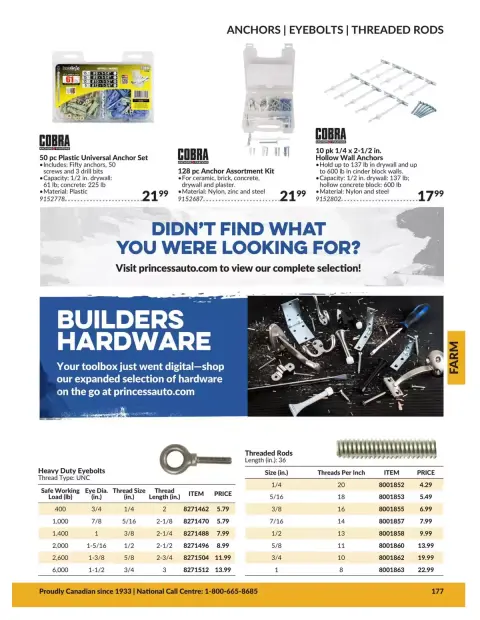 Princess Auto Canada offers from 21 April 2026 to 21 April 2027 FARM DEALS - Page 69