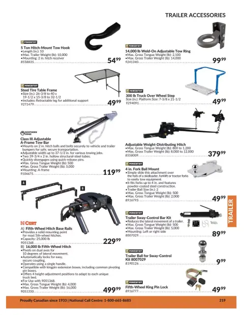 Princess Auto Canada offers from 21 April 2026 to 21 April 2027 TRAILER DEALS - Page 42