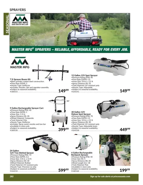 Princess Auto Canada offers from 21 April 2026 to 21 April 2027 SEASONAL DEALS - Page 23