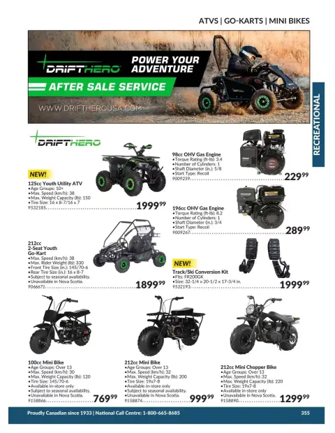 Princess Auto Canada offers from 21 April 2026 to 21 April 2027 RECREATIONAL DEALS - Page 46
