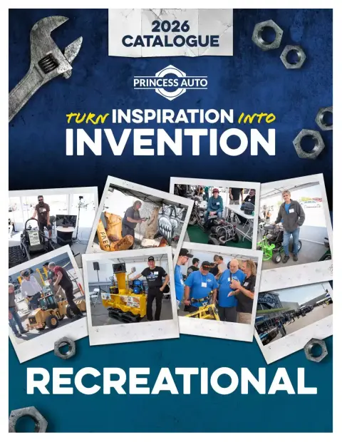 Princess Auto Canada offers from 21 April 2026 to 21 April 2027 RECREATIONAL DEALS - Page 1