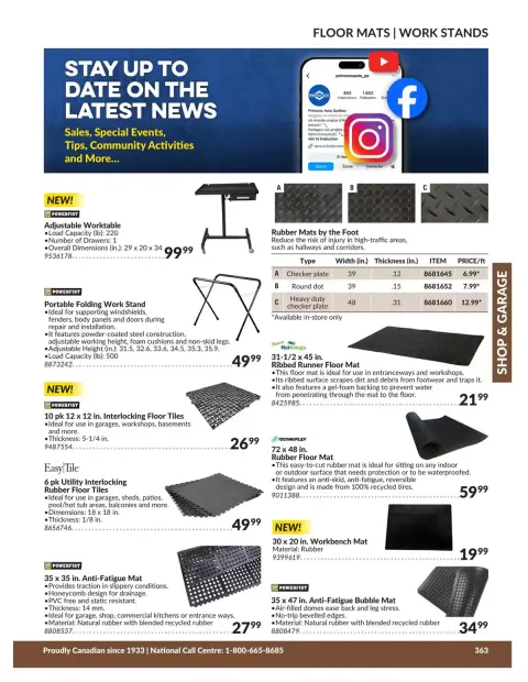 Princess Auto Canada offers from 21 April 2026 to 21 April 2027 SHOP & GARAGE DEALS - Page 9