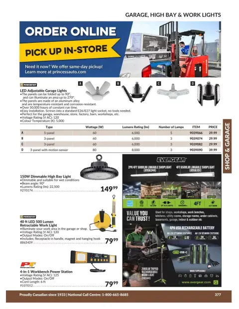 Princess Auto Canada offers from 21 April 2026 to 21 April 2027 SHOP & GARAGE DEALS - Page 25