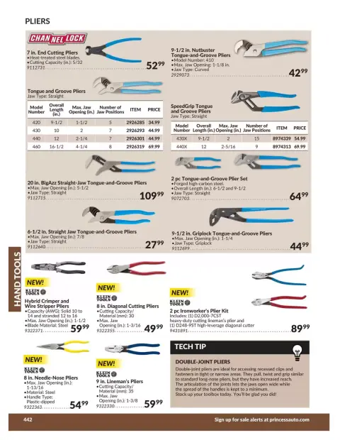 Princess Auto Canada offers from 21 April 2026 to 21 April 2027 HAND TOOLS DEALS - Page 52