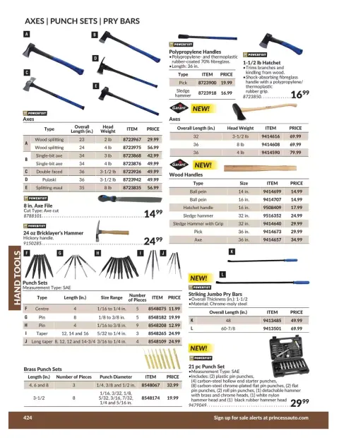 Princess Auto Canada offers from 21 April 2026 to 21 April 2027 HAND TOOLS DEALS - Page 32