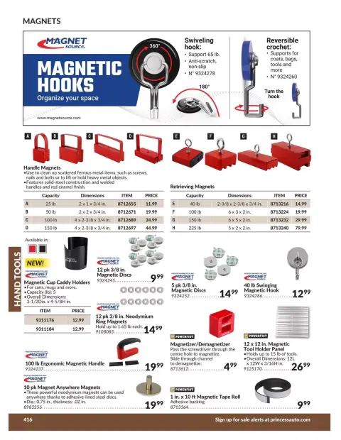 Princess Auto Canada offers from 21 April 2026 to 21 April 2027 HAND TOOLS DEALS - Page 24