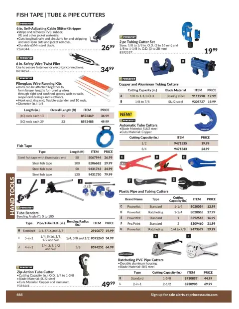 Princess Auto Canada offers from 21 April 2026 to 21 April 2027 HAND TOOLS DEALS - Page 74