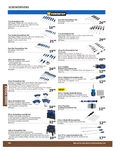 Princess Auto Canada offers from 21 April 2026 to 21 April 2027 HAND TOOLS DEALS - Page 14
