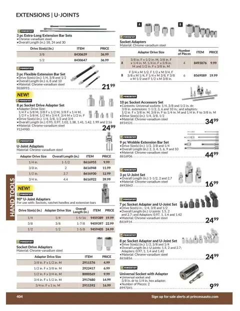 Princess Auto Canada offers from 21 April 2026 to 21 April 2027 HAND TOOLS DEALS - Page 12