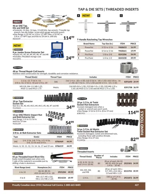 Princess Auto Canada offers from 21 April 2026 to 21 April 2027 HAND TOOLS DEALS - Page 35