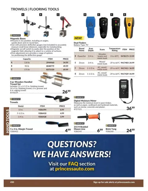 Princess Auto Canada offers from 21 April 2026 to 21 April 2027 HAND TOOLS DEALS - Page 60