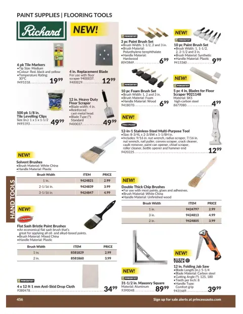 Princess Auto Canada offers from 21 April 2026 to 21 April 2027 HAND TOOLS DEALS - Page 66
