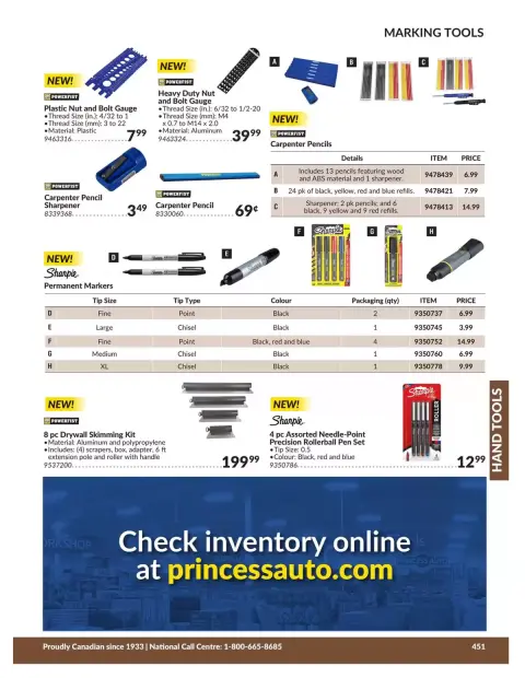 Princess Auto Canada offers from 21 April 2026 to 21 April 2027 HAND TOOLS DEALS - Page 61