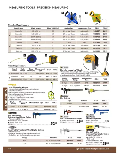 Princess Auto Canada offers from 21 April 2026 to 21 April 2027 HAND TOOLS DEALS - Page 58