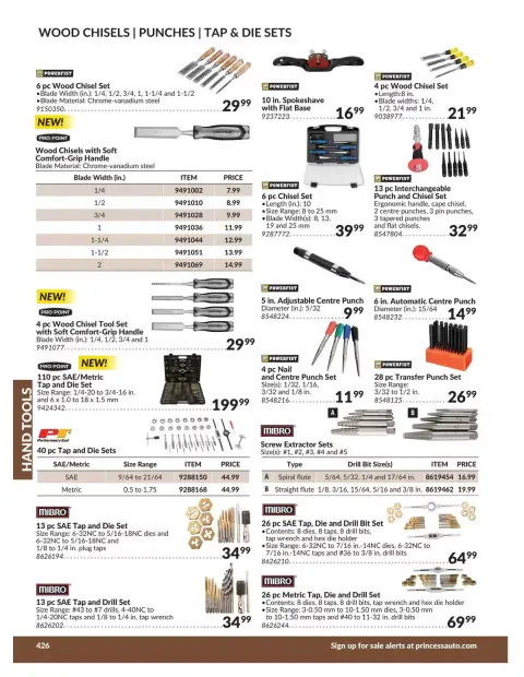 Princess Auto Canada offers from 21 April 2026 to 21 April 2027 HAND TOOLS DEALS - Page 34