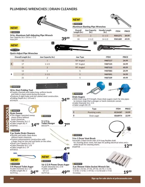 Princess Auto Canada offers from 21 April 2026 to 21 April 2027 HAND TOOLS DEALS - Page 76
