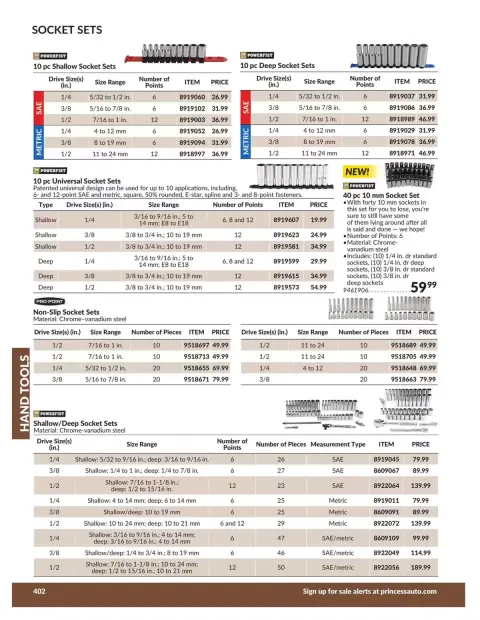Princess Auto Canada offers from 21 April 2026 to 21 April 2027 HAND TOOLS DEALS - Page 10