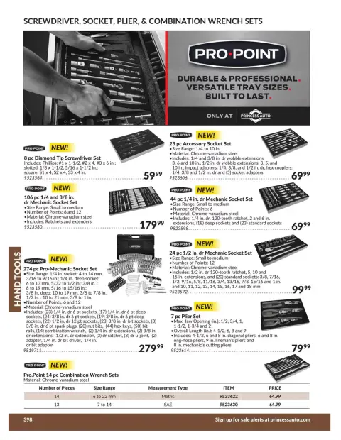 Princess Auto Canada offers from 21 April 2026 to 21 April 2027 HAND TOOLS DEALS - Page 6