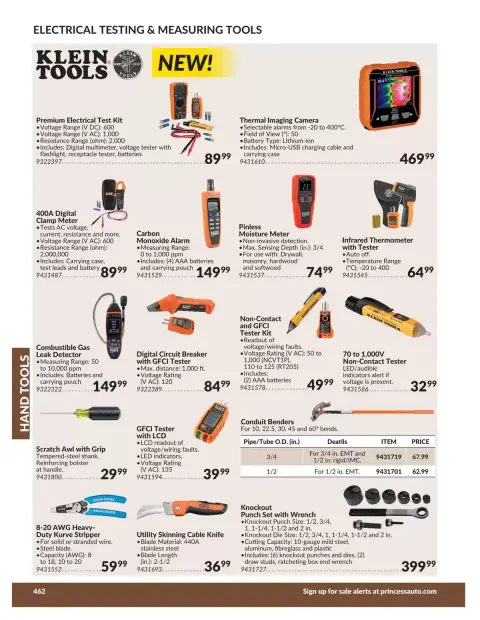 Princess Auto Canada offers from 21 April 2026 to 21 April 2027 HAND TOOLS DEALS - Page 72