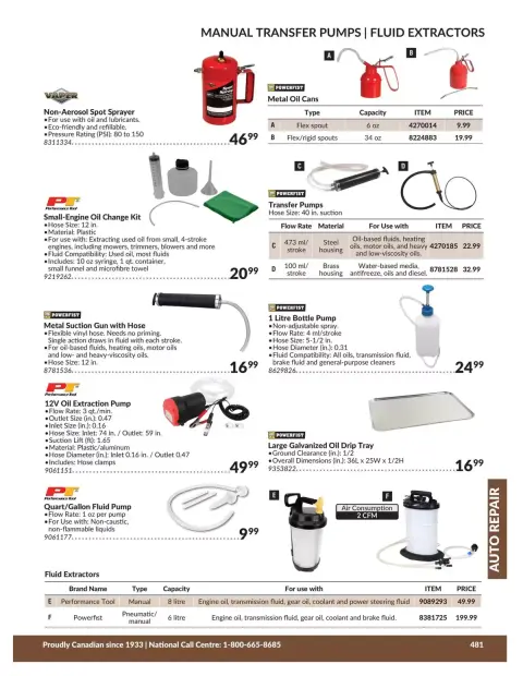 Princess Auto Canada offers from 21 April 2026 to 21 April 2027 AUTO REPAIR DEALS - Page 16