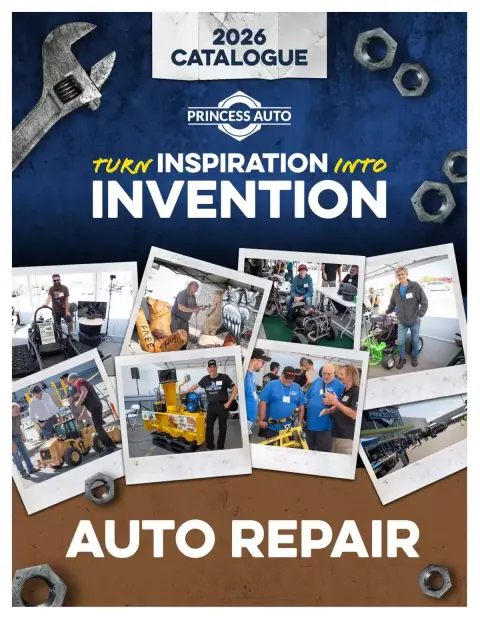 Princess Auto Canada offers from 21 April 2026 to 21 April 2027 AUTO REPAIR DEALS - Page 1