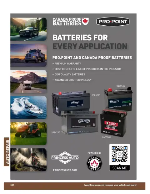 Princess Auto Canada offers from 21 April 2026 to 21 April 2027 AUTO REPAIR DEALS - Page 51