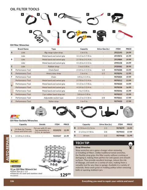 Princess Auto Canada offers from 21 April 2026 to 21 April 2027 AUTO REPAIR DEALS - Page 72