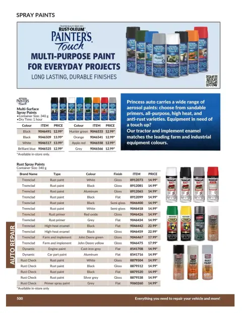 Princess Auto Canada offers from 21 April 2026 to 21 April 2027 AUTO REPAIR DEALS - Page 35