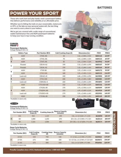 Princess Auto Canada offers from 21 April 2026 to 21 April 2027 AUTO REPAIR DEALS - Page 52