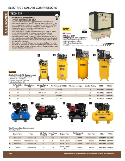 Princess Auto Canada offers from 21 April 2026 to 21 April 2027 AIR & POWER DEALS - Page 5